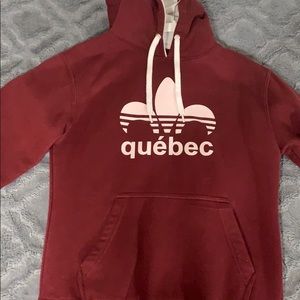 maroon quebec sweater